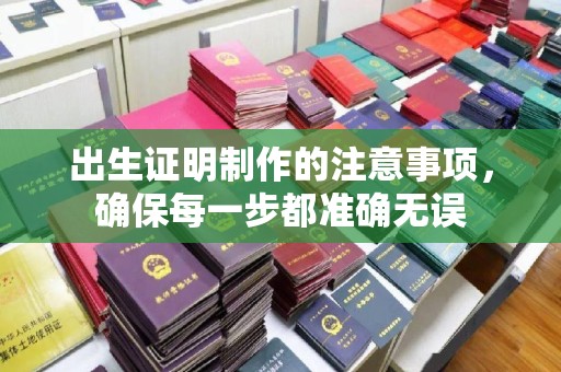 黄浦出生证明制作的注意事项，确保每一步都准确无误