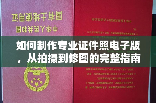 黄浦如何制作专业证件照电子版，从拍摄到修图的完整指南